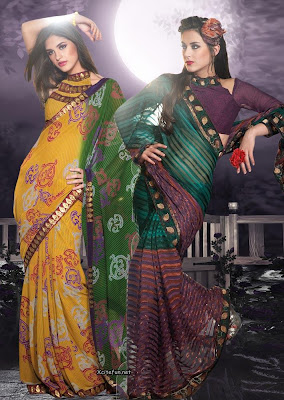 Party Wear Jacquard Saree Collection 