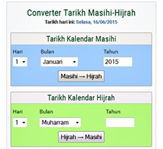 Cara Tukar Tarikh Masihi ke Hijrah