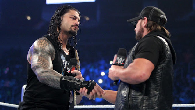Roman Reigns et AJ Styles seront bientôt adversaires pour le WWE World Heavyweight Championship