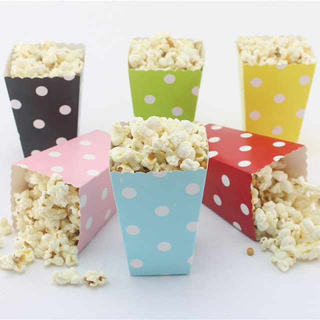 Popcorn Boxes with Multiple Colors