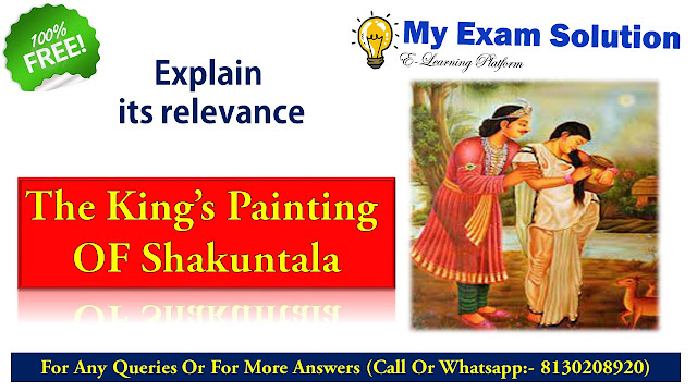 art is rendered with, shakuntala painting analysis, painting of shakuntala and her maids, shakuntala (raja ravi varma), abhijnana shakuntalam