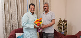 cabinet minister Prem chand agarwal with former CM