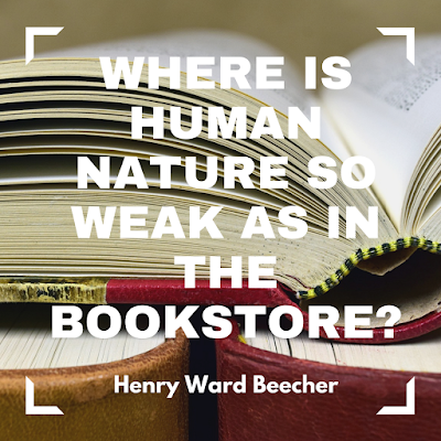 Where is human nature as weak as in the bookstore? #books #readeveryday