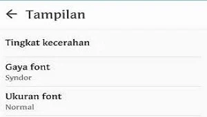 Cara Mengganti Font Android