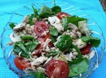 Tuna and Spinach Salad Food Recipes