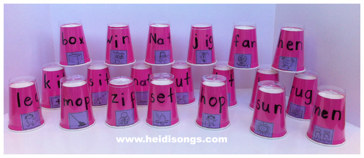 we Sound Word Find word Cups and the to Sound Kids  sight Middle  of to How a Teach song
