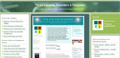 Three Columns Rounders 4 Template