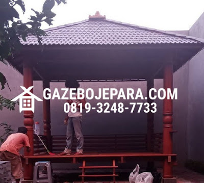 Jual Gazebo Kayu Kelapa