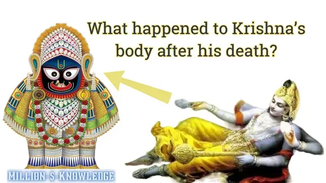 What happened to Krishna body after death