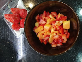 receitas da mize, taça frutas, iogurte, muesli frutos vermelhos