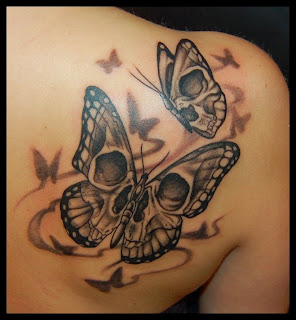 Butterfly Girl Tattoo Designs