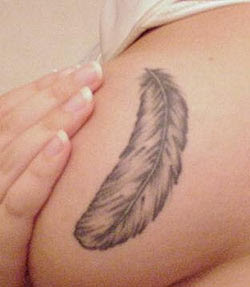 feather tattoo