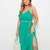 Wander With Me Green Maxi Dress