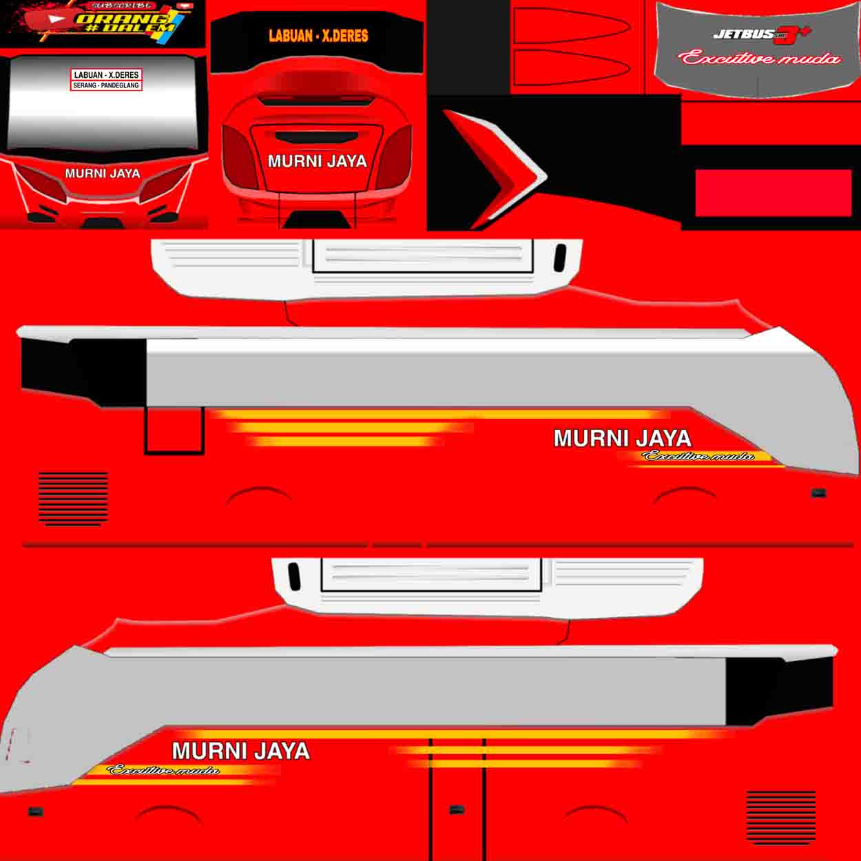 livery bussid murni jaya merah