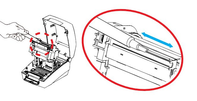 Hướng dẫn vệ sinh đầu in của máy in mã vạch bixolon