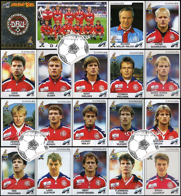 Denmark Panini UEFA EURO 1992