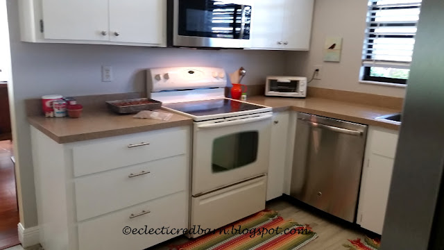 Eclectic Red Barn: Microwave and dishwasher installed