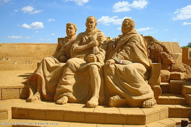 Amazing: Great Roman Empire Sand Sculpture Exhibition in Russia