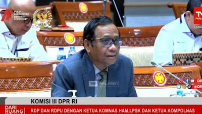 Mahfud MD: Kompolnas Dibuat DPR, Silakan Kalau Mau Dibubarkan