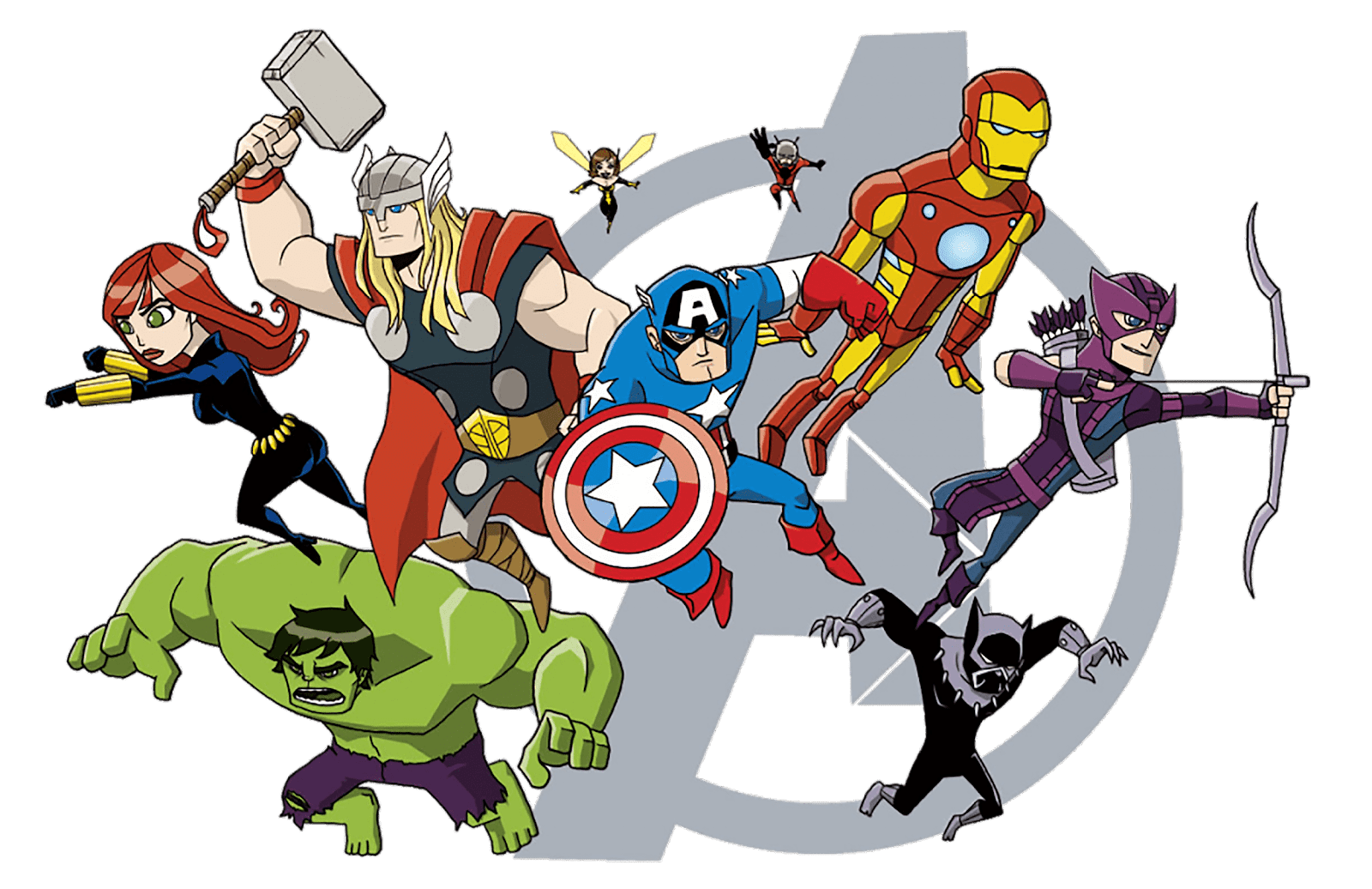 38 imagenes de los personajes de Avengers en png para descargar gratis