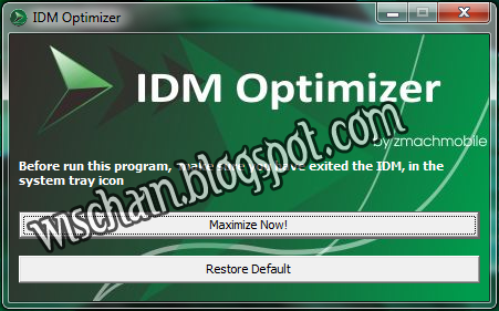 Cara Menambah Kecepatan Download IDM | Wis Chain