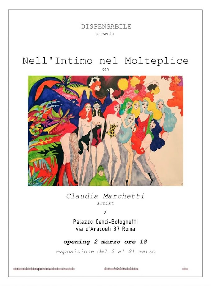 Arte: a Roma la mostra "Nell'Intimo e nel Molteplice" di Claudia   Marchetti