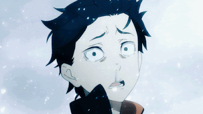Re: Zero Anime Review website depressed crying subaru gif