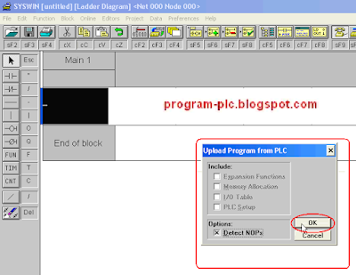 Dialog Box Upload Program