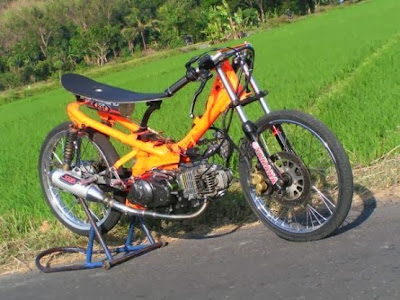 Kumpulan Gambar Motor Drag Bike dan Modifikasi Ninja