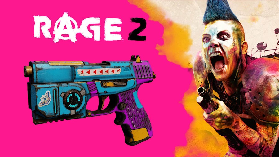 rage 2 post launch content vomit comet pistol skin 2019 bethesda