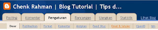 Cara Setting Blog di Blogger