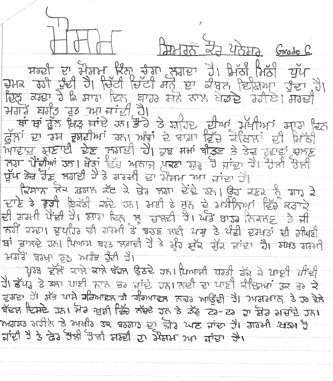 Mera Punjab Essay in Punjabi - Study95