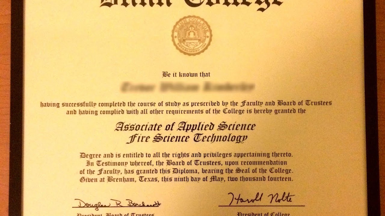 Fire Science Bachelor Degree