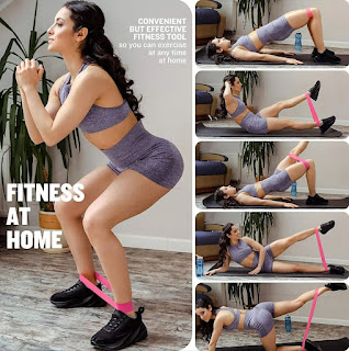 Portable Fitness Workout Equipment Rubber Resistance Bands