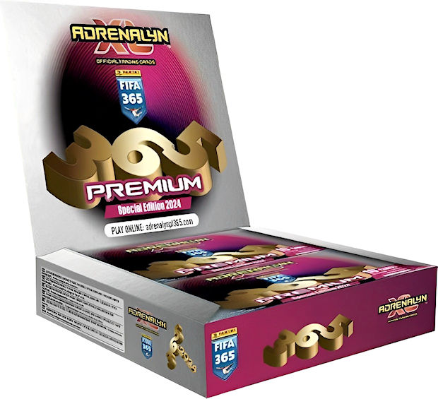 Panini FIFA 365 Adrenalyn XL™ 2024 - 2 Boxes of 50 Packets + 3 FREE  Platinum Card