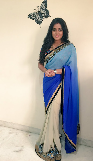 Actress Poorna beautiful saree photos