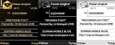 kumpulan sis font s60V2