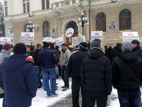 Miting pentru susţinerea înfiinţării regiunii cu capitala la Suceava - UNPR