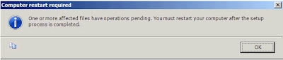 Computer Restart Required