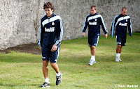 Karim benzema raul ronaldo real madrid training