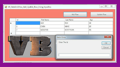 datagridview add update row