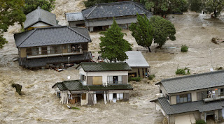 Image result for Japan floods: Dozens killed in deluges and landslides