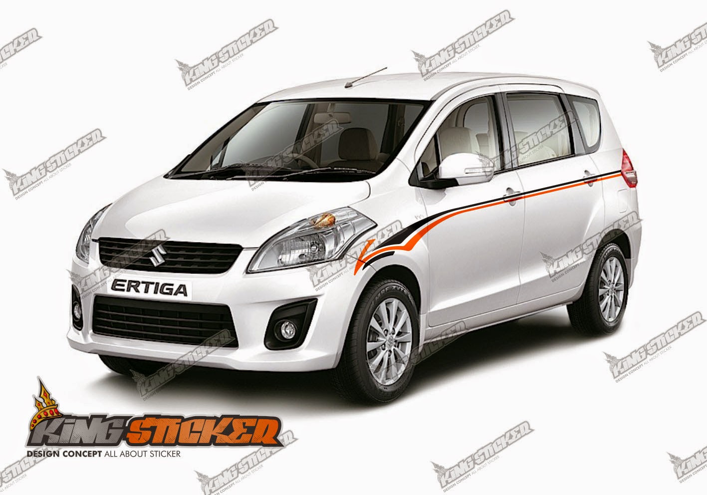 CUTTING STICKER SUZUKI ERTIGA King Sticker Bali