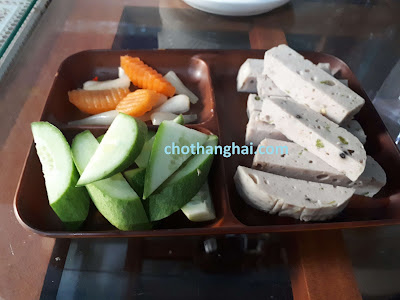 chả lụa ớt xiêm xanh