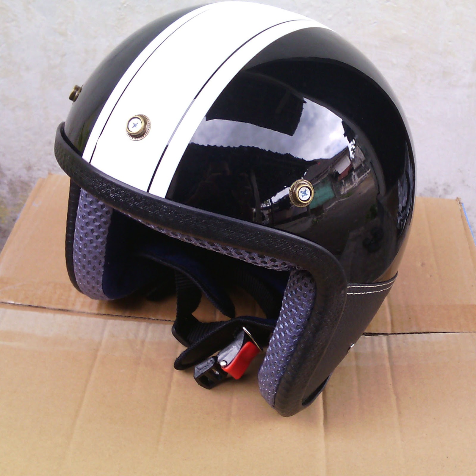 Helm Bogo Helm Retro Kaca Bogo Helm Retro Klasik