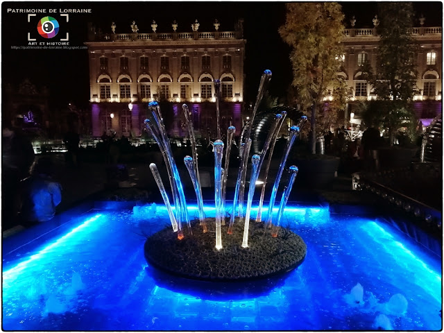 NANCY (54) - Photos nocturnes du jardin éphémère de la Place Stanislas 2019 !