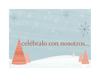 Tarjeta de invitación fiesta de invierno