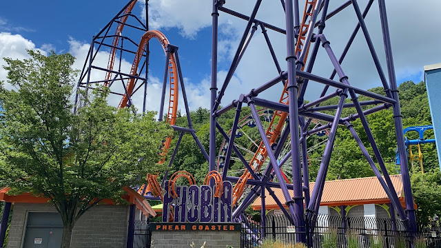 Phobia Phear Coaster Lake Compounce Roller Coaster Sky Rocket II