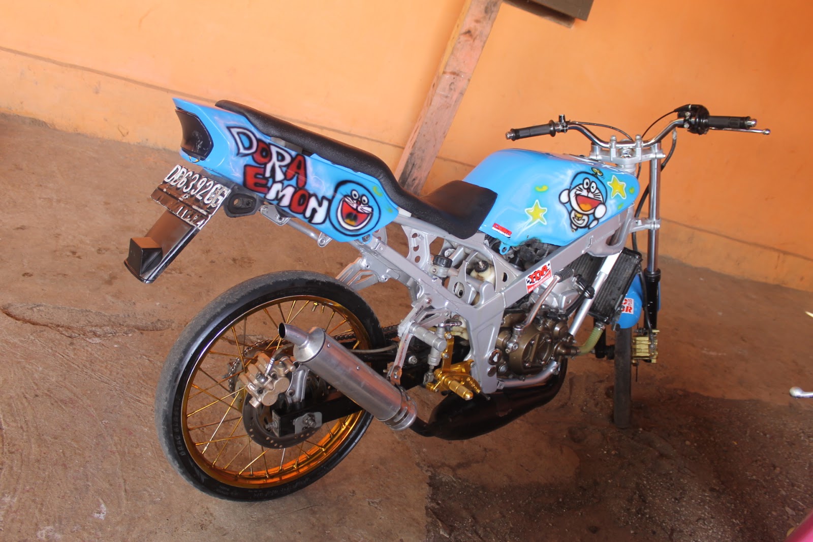 98 Modifikasi Motor Ninja Rr Warna Biru Sobat Modifikasi