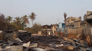 Kalemyo Township Villagers in Natchaung village need help  Sagaing Division On March 15 and 16, military council troops raided Nat Chaung village on the Kale-Gangaw highway in Kalemyo Township and set fire to 78 houses.  The troops parked the convoy on the road, and almost all the houses and grocery stores on the left and right sides of the road were filled with gold, silver and bronze. Clothing Telephone TV set; It is said that they stole valuables such as motorcycles.  Ko Aung San, a villager, told RFA that all the villagers had fled to nearby forests and mountains when they heard that a convoy of military council troops had left Kalemyo.  “On the 15th, the army entered. I slept in the village at night. On the 16th, their village was set on fire. Then he left. After they left, we dared to return to the village, and 78 houses were set on fire for two days. Simple, simple, with nothing to do with PDFs. Most of them are civilian houses. Now everything in the house is gone, starting with the broom. They moved to safety. Some had to remove their doors and shutters and move to safety. Now no one in the whole village dares to live. The village was devastated. All the shops are gone. ”  Nat Chaung village is about 15 miles from Kalemyo and has more than 2,000 houses and a population of over 8,000. For the first time last December, 42 houses were set on fire by military council forces. It is a stronghold of the NLD, and in some polling stations in the last election, the NLD received more than 3,000 votes, but the USDP received just over 100.  Ko Tha Pu, a villager, told RFA from the scene of his house fire.  "There are only vases and tables left in the pagoda. There are only five cupboards left. It took me almost 30 years to build this little house. The woman was diagnosed with diabetes and had to undergo eye surgery. It was not divided when the war broke out here. I too struggle to provide for my family. It's unfortunate that this happened at that time. I don't want to hear whose houses were set on fire and who was killed. Here is a large island crib where our three brothers slept since we were a small family. Big ”  Another villager, Ko Nge Lay, said his family would not be able to rebuild a good house.  "This means that the mother-in-law can not build a house at all. I am over 80 years old. Now there is a father-in-law. Now it is completely destroyed by fire. The houses over there can not be built at all. Not a single garment was left. For the lower classes, it is completely helpless. Let's not talk about this house. Let's build a small house. It is not possible to get a good house without spending 300,000 kyats. ပင်း ခင်း၊ Zinc roofing is not that good. Even if the times are good, "It's a rain shelter. Finally, we have to live in a rain tent."  There have been five skirmishes between the PDF and the military councils around Nat Chaung village, and the artillery shelling was carried out by the military council with artillery and air support. More than 20 villagers have been killed.  RFA asked Aung San if they were scared by the killings and arson.  "I feel sorry for the destruction of my property," he said. But compassion is not just fear. We hate this organization more and more. It became more and more disgusting. "One day they will know that burning down such houses is not their victory."  General Zaw Min Tun, a spokesman for the military council, could not be reached for comment. In previous weeks, he said his army had not set fire to villages. Currently, more than 500 fire victims from Nat Chaung village are living in nearby villages. They have taken refuge in monasteries and in the fields around the village, with the help of some local charities, but not enough. Villagers told RFA that they will be in more trouble next rainy season.